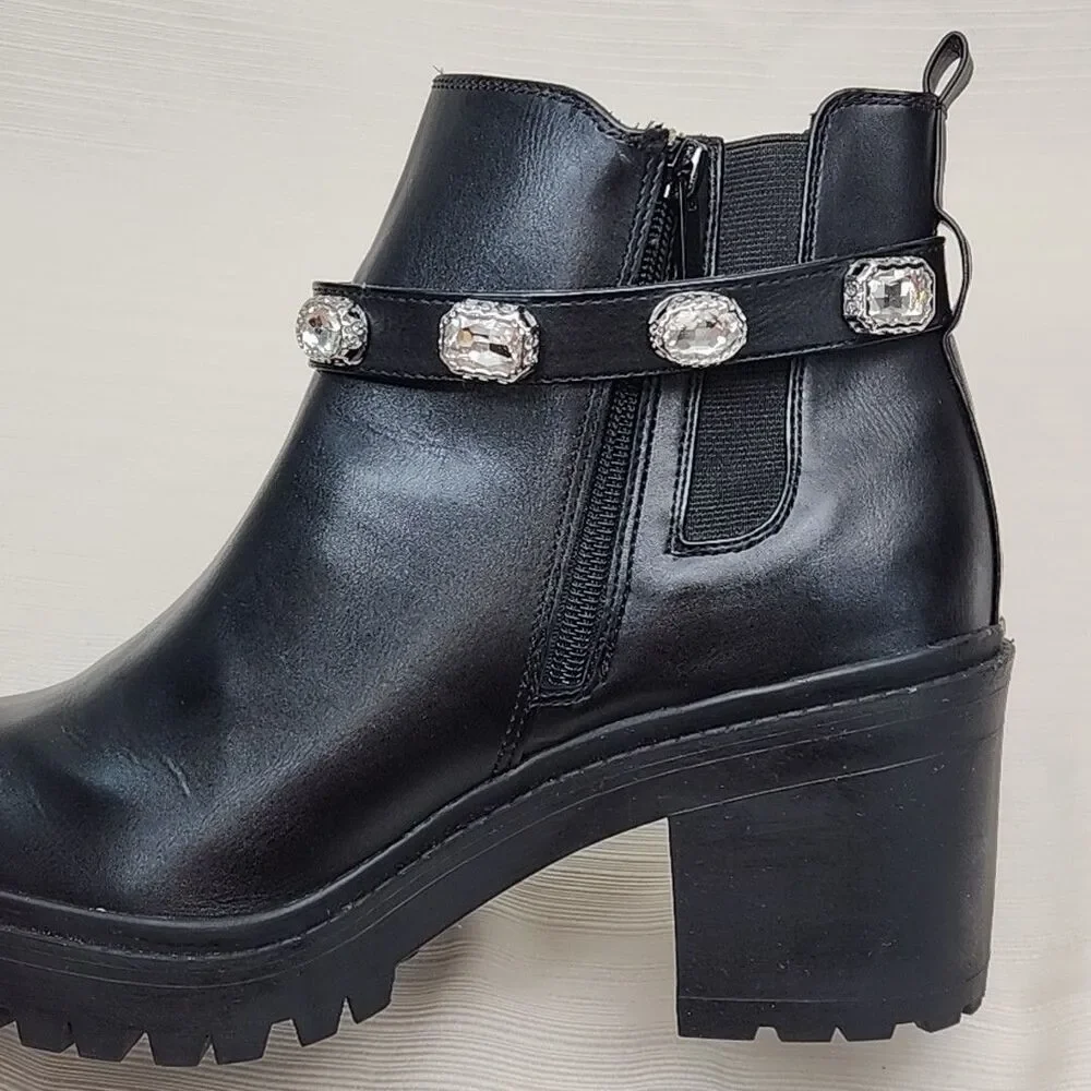 Torrid Boots Chelsea Rhinestone 3